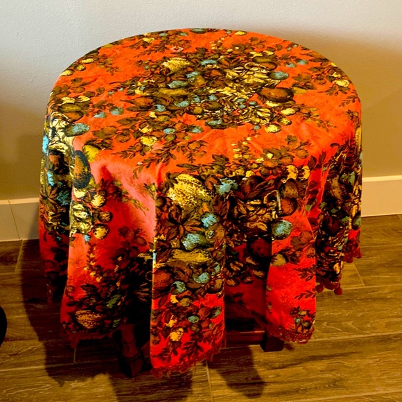 Dining Vintage Round Table Top Cover Poshmark